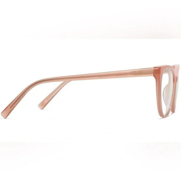 Warby Parker Women's Eyeglasses Shea M 521 Rose Guava Cat Eye - Picture 3 of 15